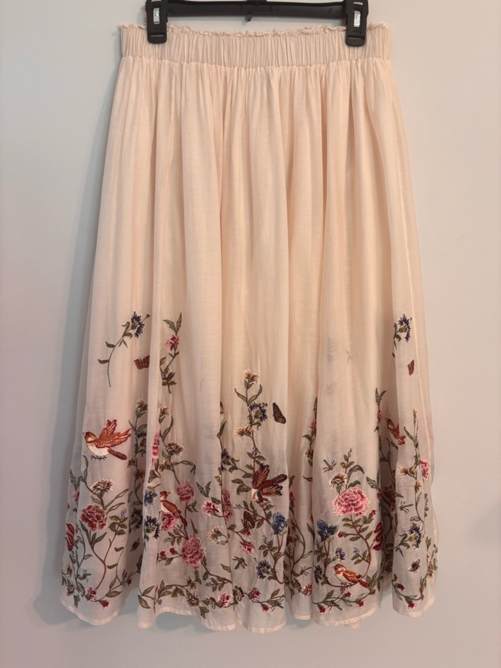 Sundance EUC Romance Garden Embroidered Skirt